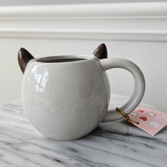 Pug Dog mug with hearts, ceramic Valentines Day Gift Puppy Love - Picture 3 of 4